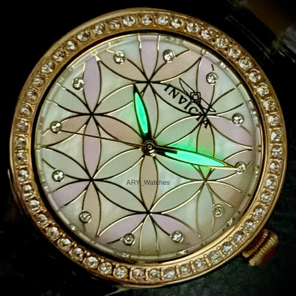 NEW Invicta Wildflower 34MM Oyster Dial Quartz Two-Tone Bracelet Watch